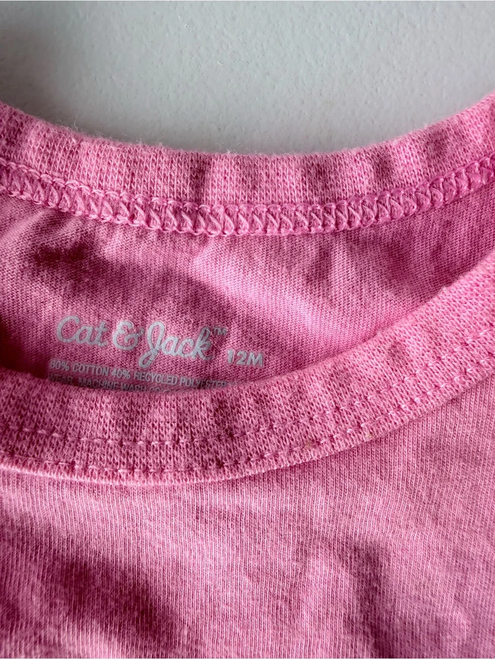 Cat & Jack Pink Crewneck Tee